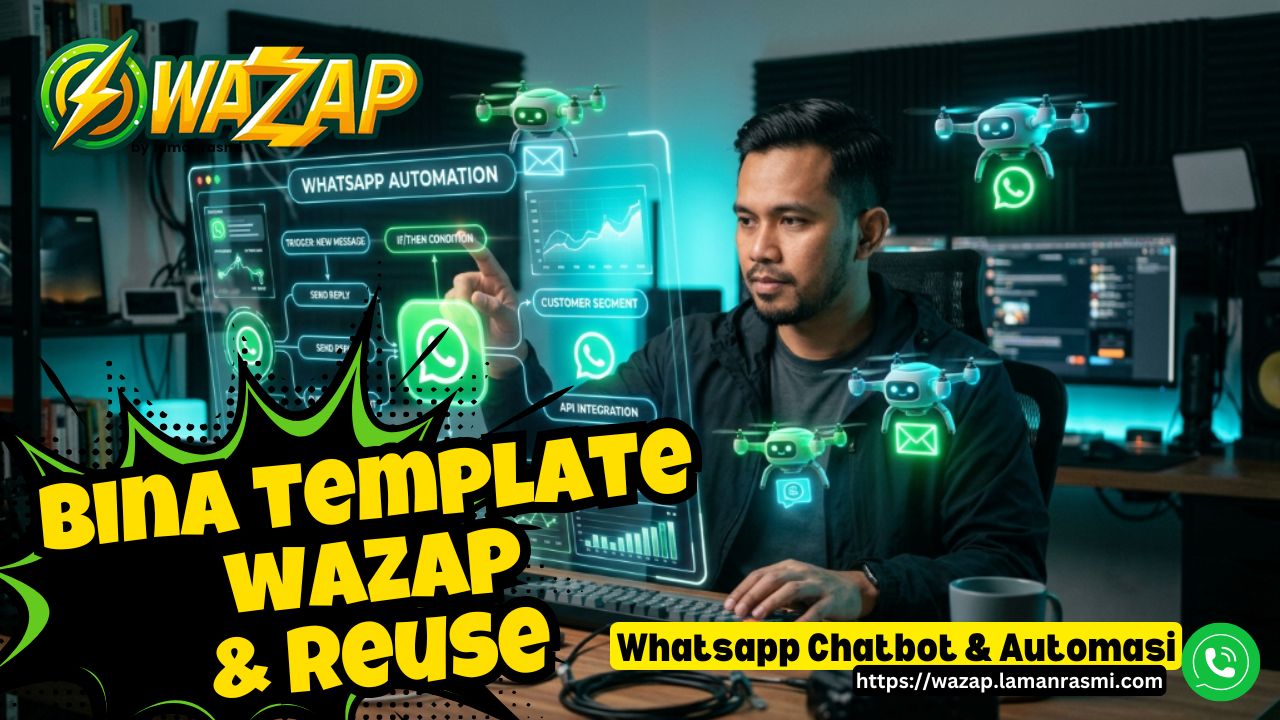 AI Chatbot, Flow Chatbot, Device Management, Bulk Send, Schedule Send, Template, Contact Book, REST API, dan Support System — semua dalam satu platform